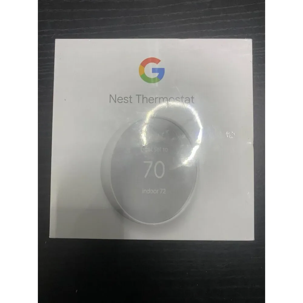 Google Nest Thermostat Programmable Smart Home Snow White GA01334-US NWT Sealed